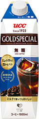 ゴールドスペシャル アイスコーヒー 無糖 1000ml